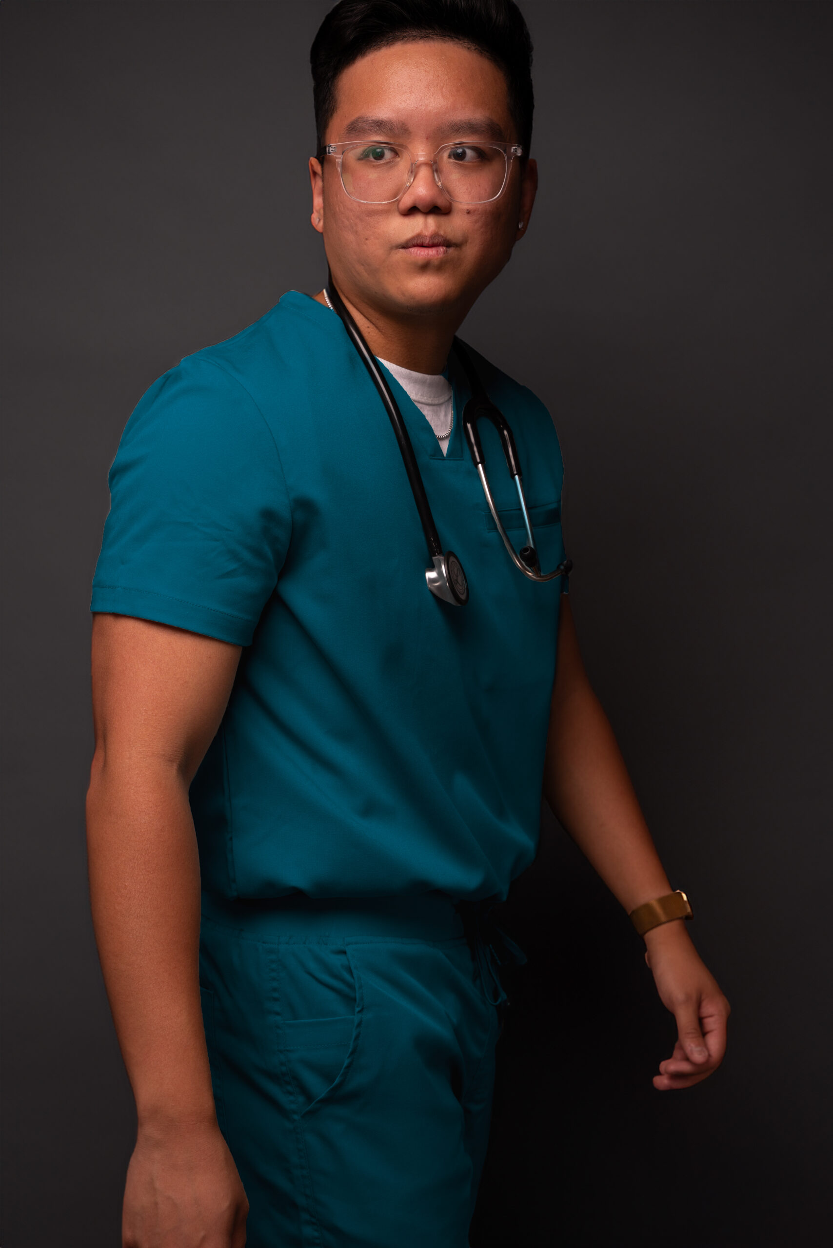 Men Caribbean Blue V-necks
